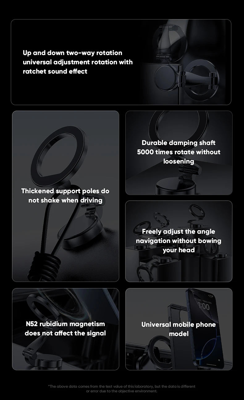 Magnetic 1080° Rotating Car Phone Holder