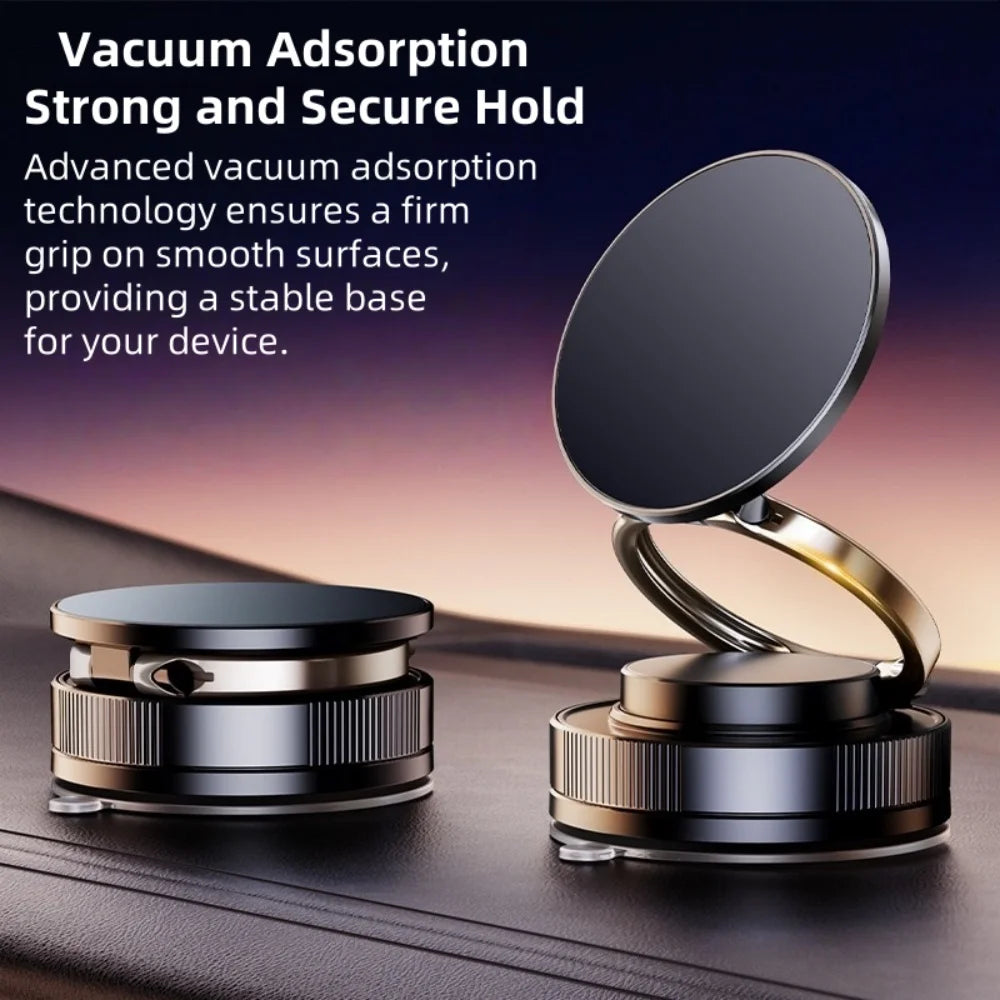 Car Phone Magnetic Stand Mechanical Vacuum Suction Cup Rotate 360 °