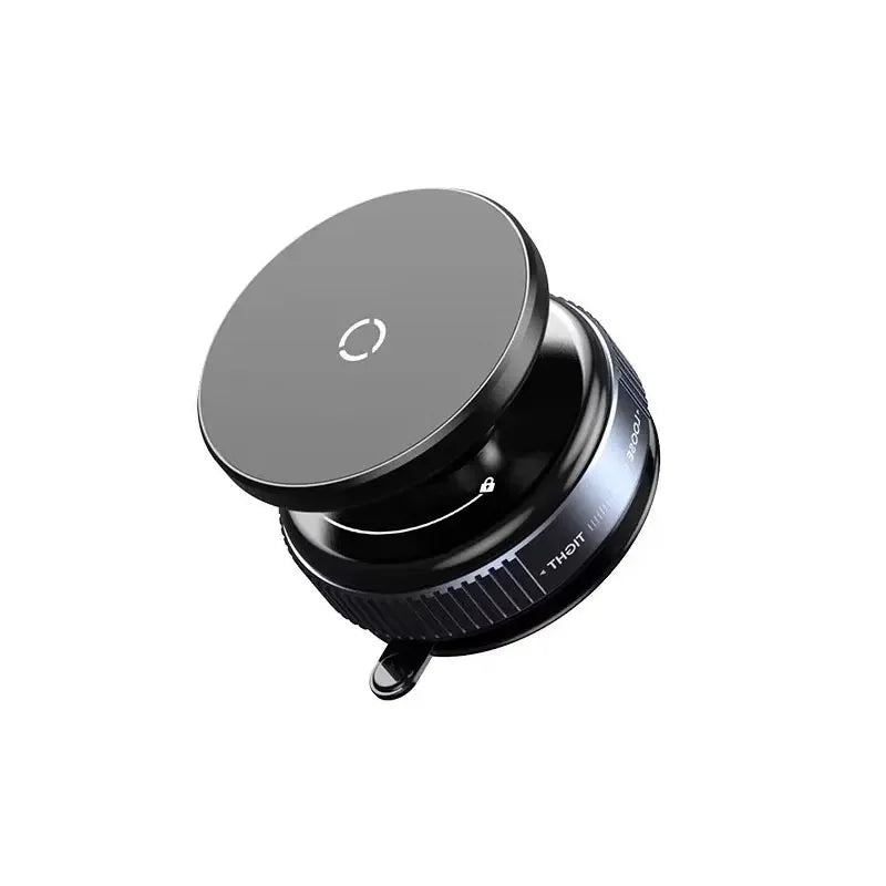 Universal Strong Magnetic Car Phone Holder, Foldable Design, 360 ° Adjustable Vacuum Mount for Car Desk and Bathroom