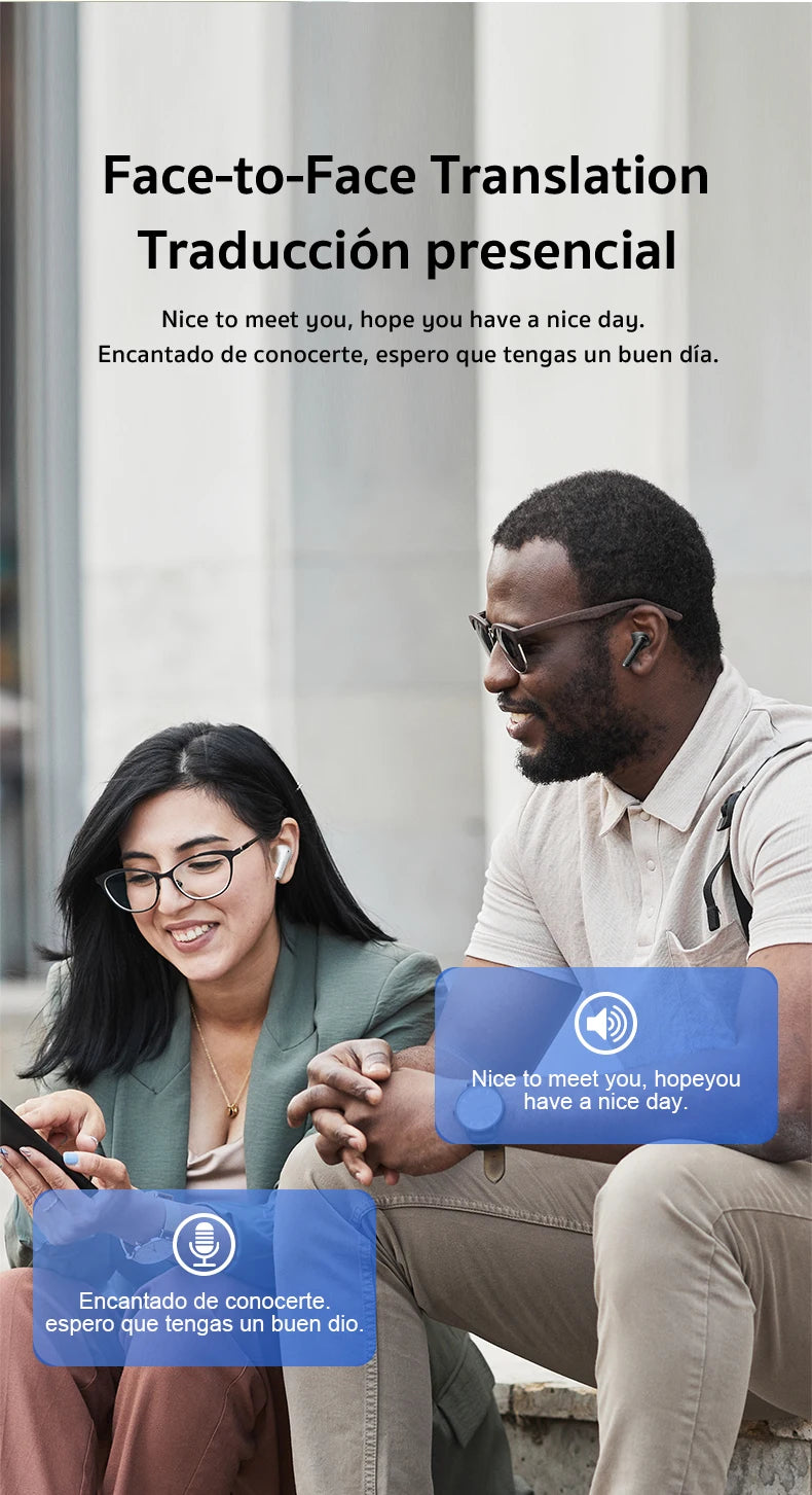 AI Real-Time Translation Wireless Earbuds XT92PRO