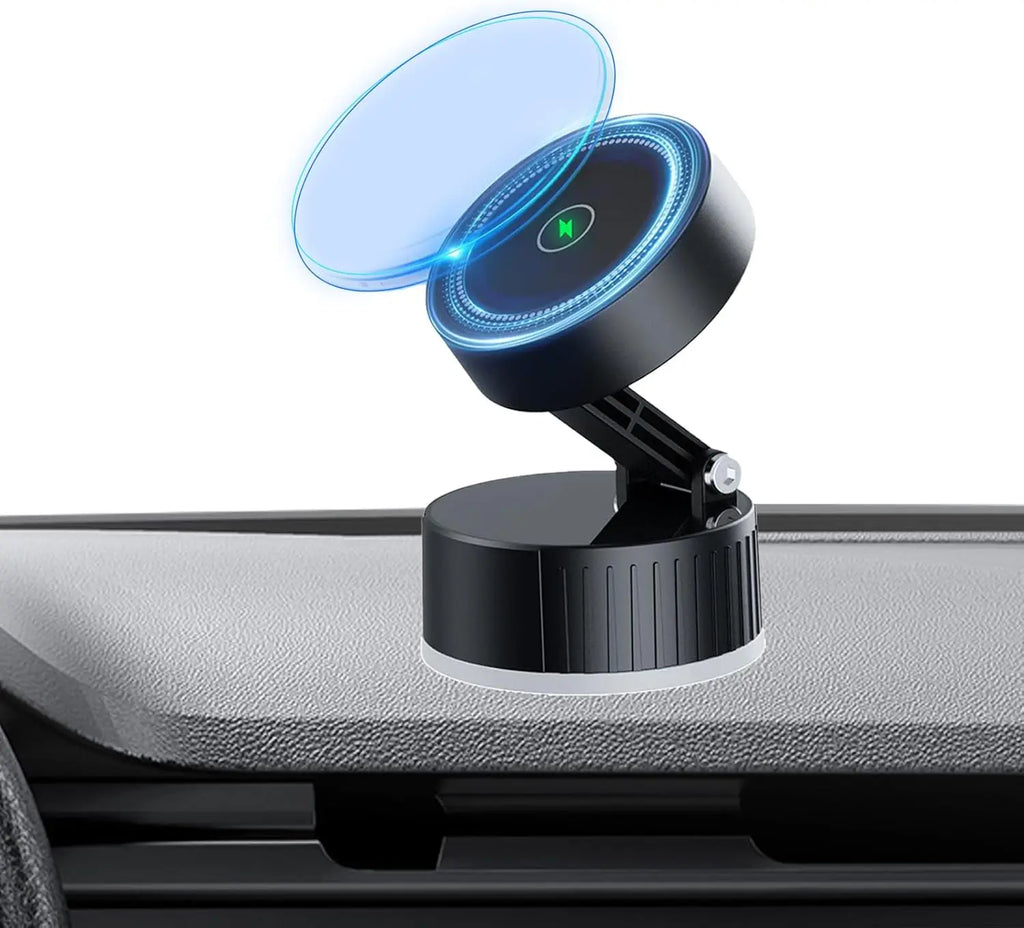 15W Magnetic Wireless Car Charger & Phone Holder