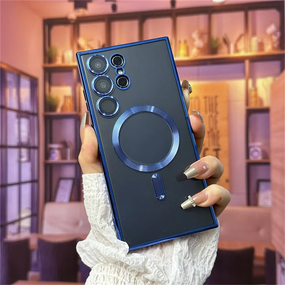 Magnetic MagSafe Case for Samsung S21–S26 & Note Series