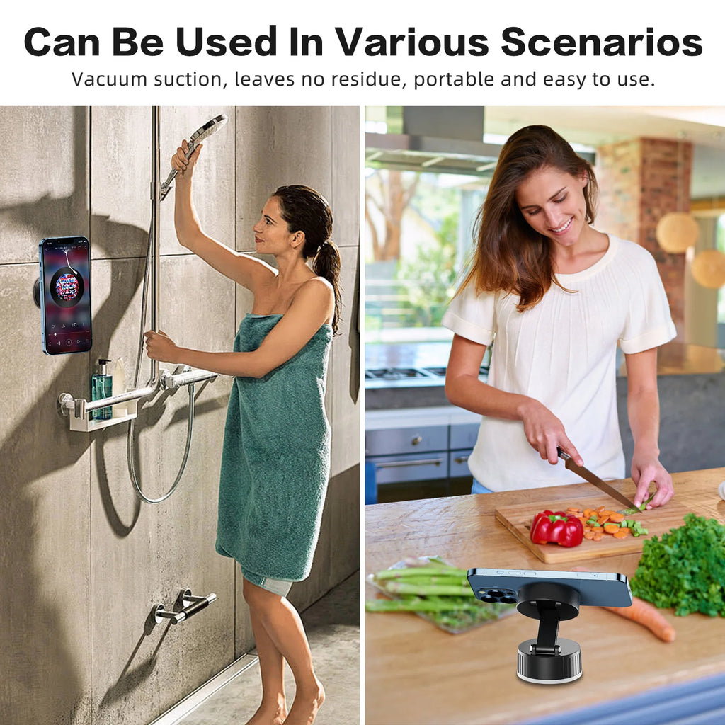 15W Magnetic Wireless Car Charger & Phone Holder