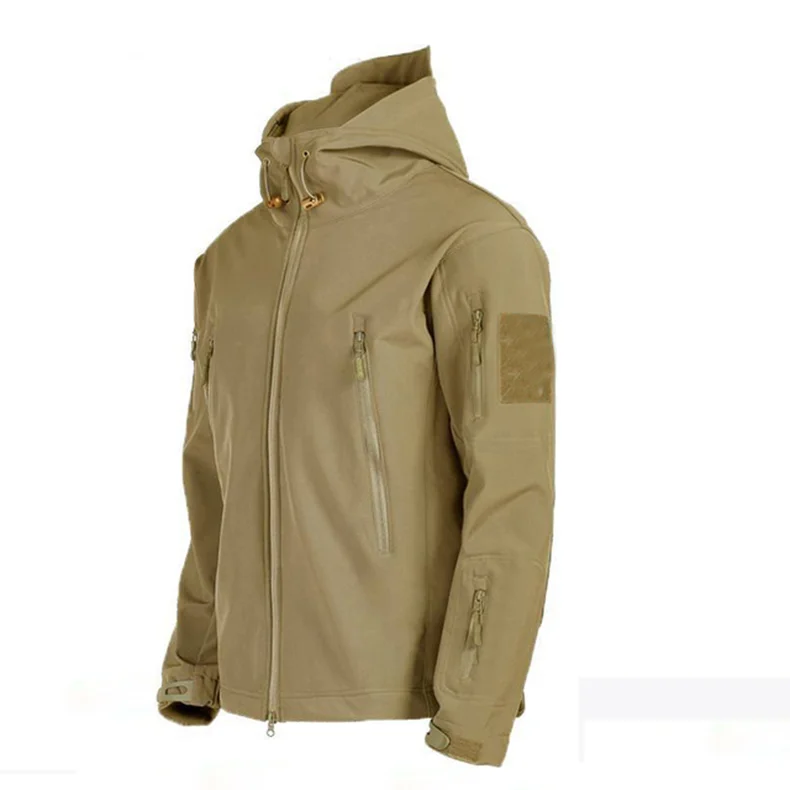 Fleece Softshell Tactical Jacket Men Winter Jacket Waterproof Mens Windbreaker Hiking Jacket Men Tactical Suit Tracksuit Autumn
