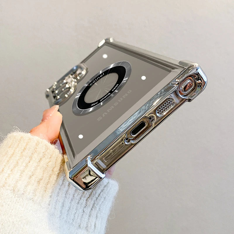 Magnetic Wireless Charging Case for Samsung Galaxy (S22–S26)