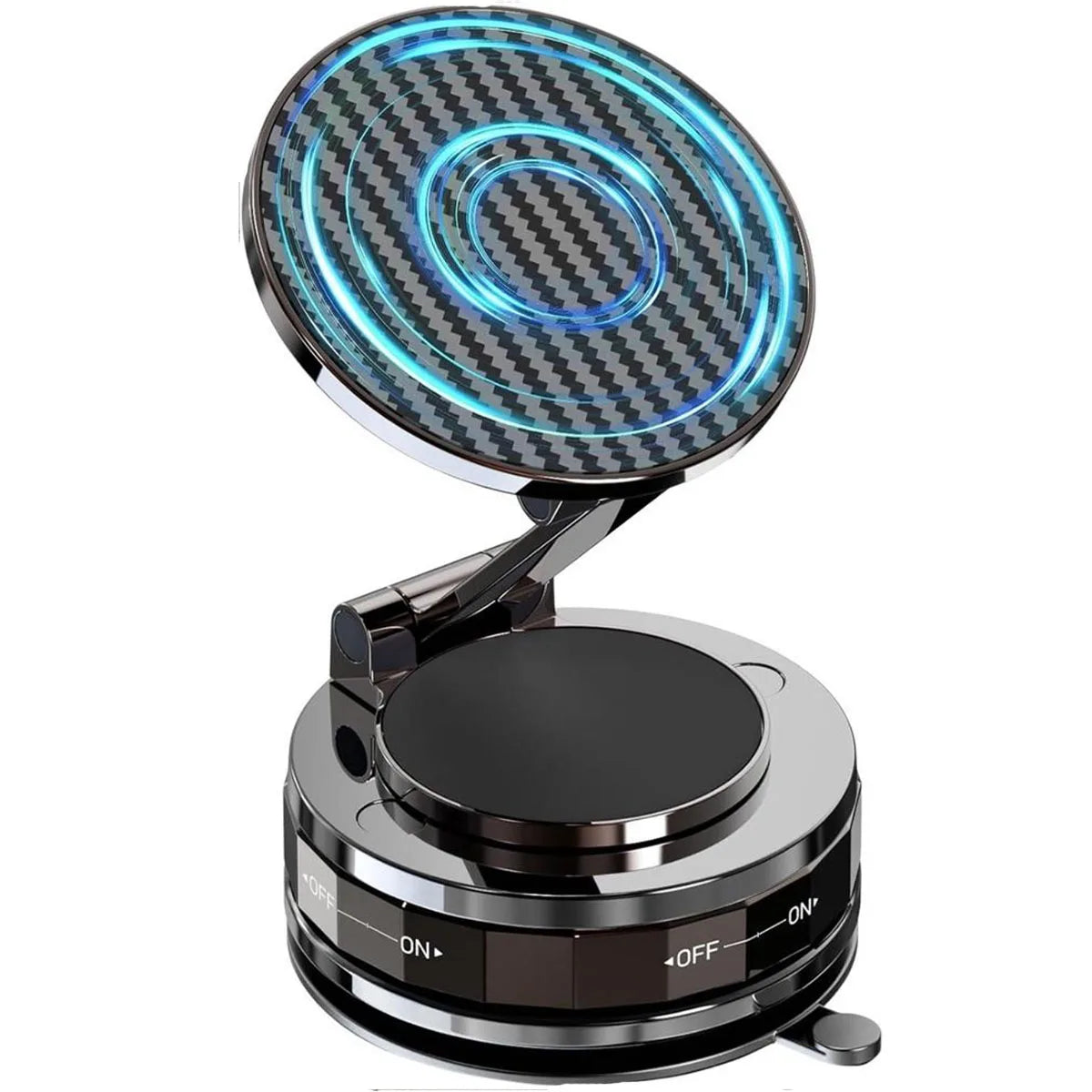 Magnetic Car mobile Phone Holder Hollow out design 360° Rotatable  Zinc Alloy and ABS material