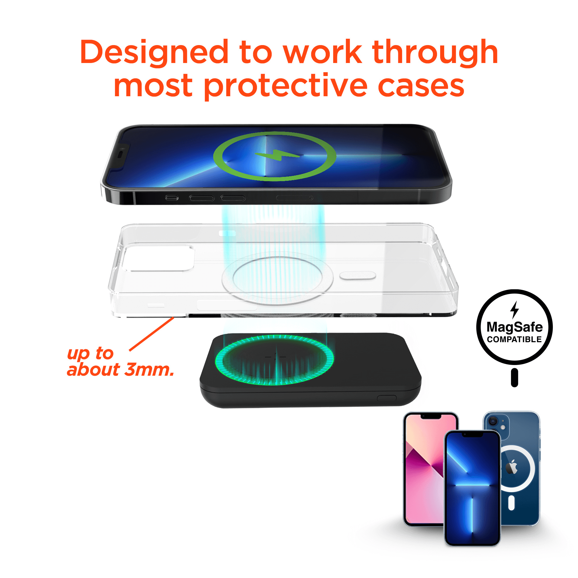 MagSnap™ 5000mAh Magnetic Wireless Power Bank – Snap-On Power Anywhere