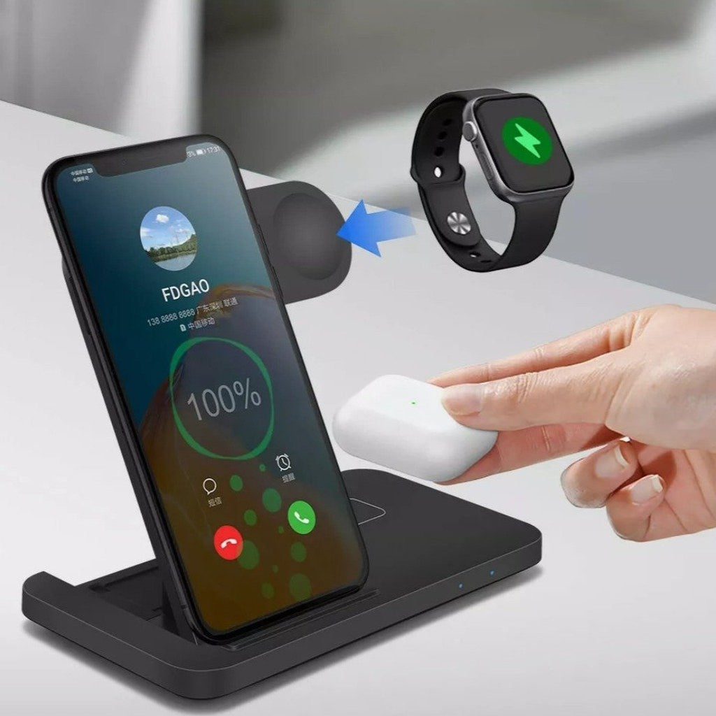 Ninja Dragons™ 3-in-1 Wireless Foldable Fast Charging Station