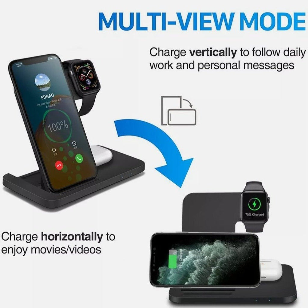 Ninja Dragons™ 3-in-1 Wireless Foldable Fast Charging Station