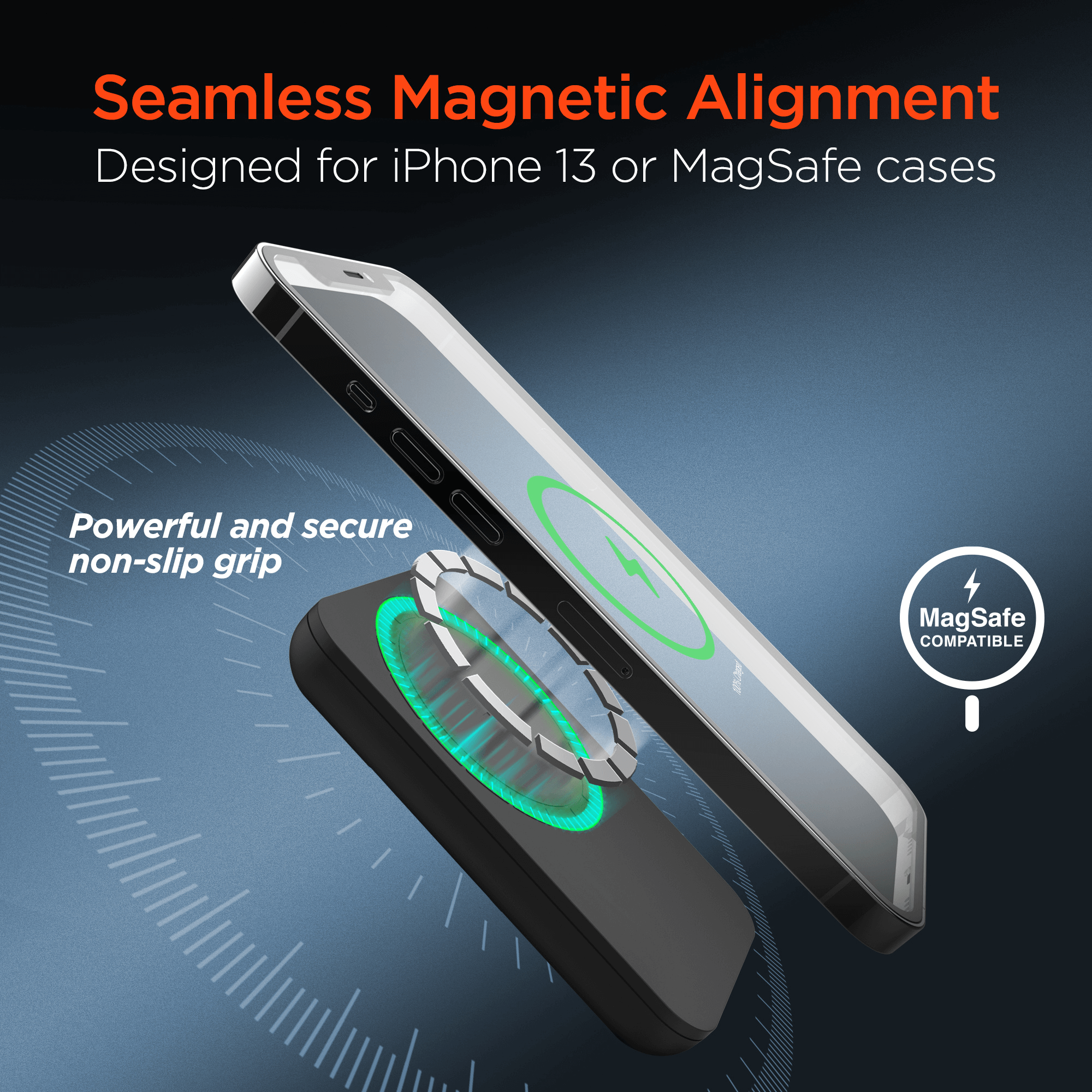 MagSnap™ 5000mAh Magnetic Wireless Power Bank – Snap-On Power Anywhere